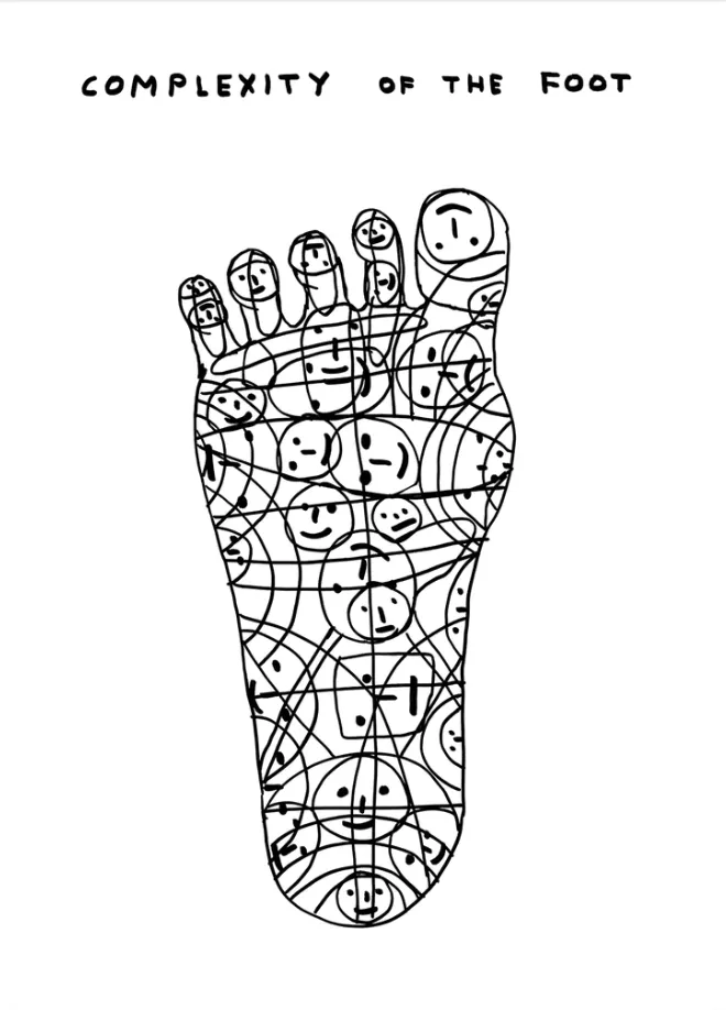 David Shrigley Complexity Of The Foot