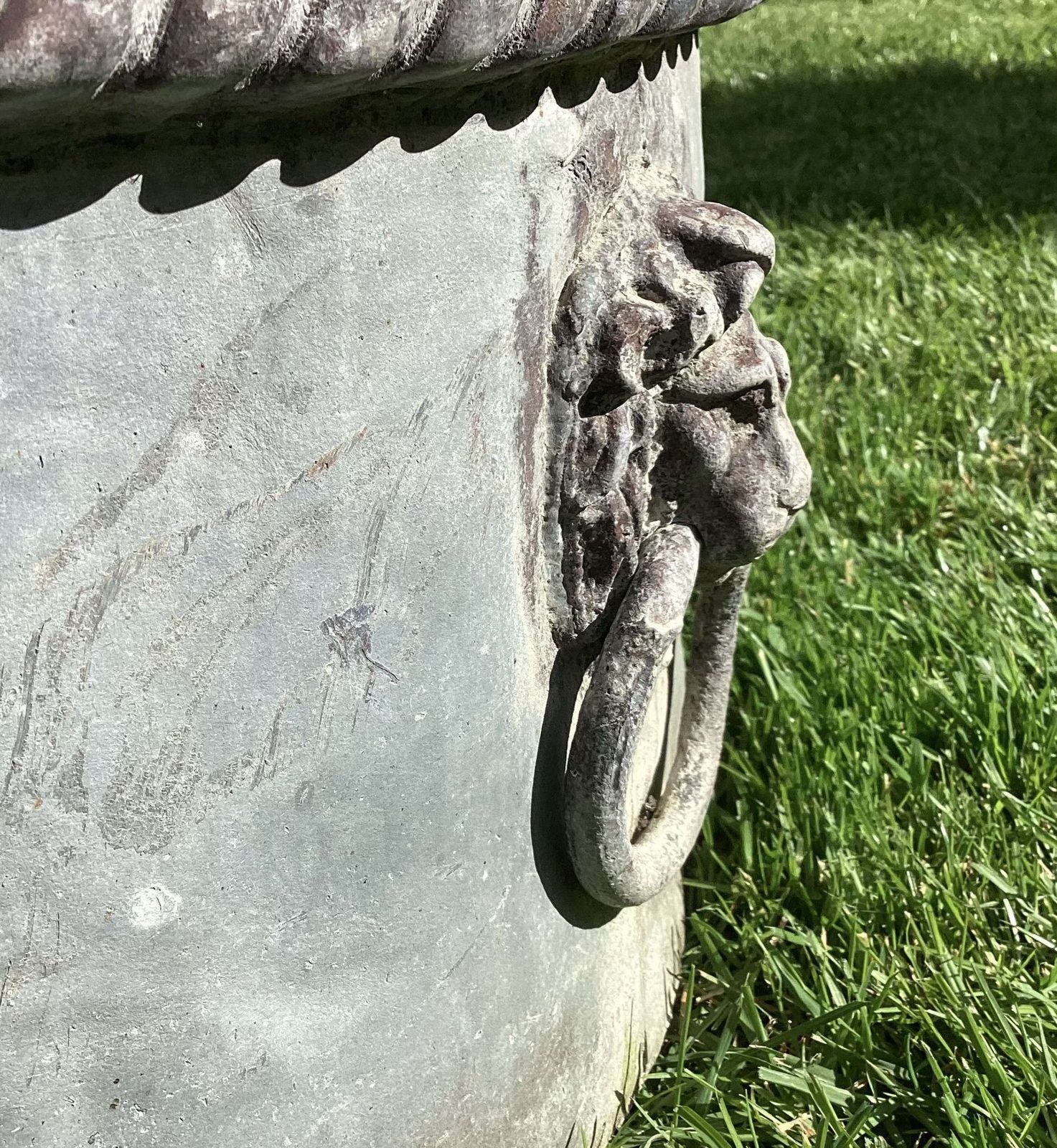 A Significant Regency Pair Of Lead Planters / Jardinieres photo buy