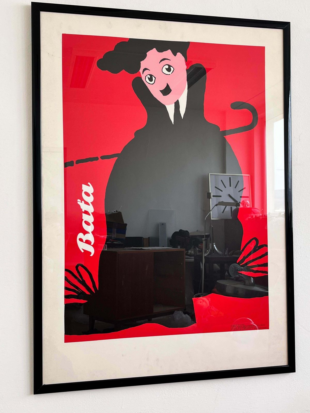 Big Original Charlie Chaplin Poster By Claudio Oliveira   Baťa , 1992 photo buy