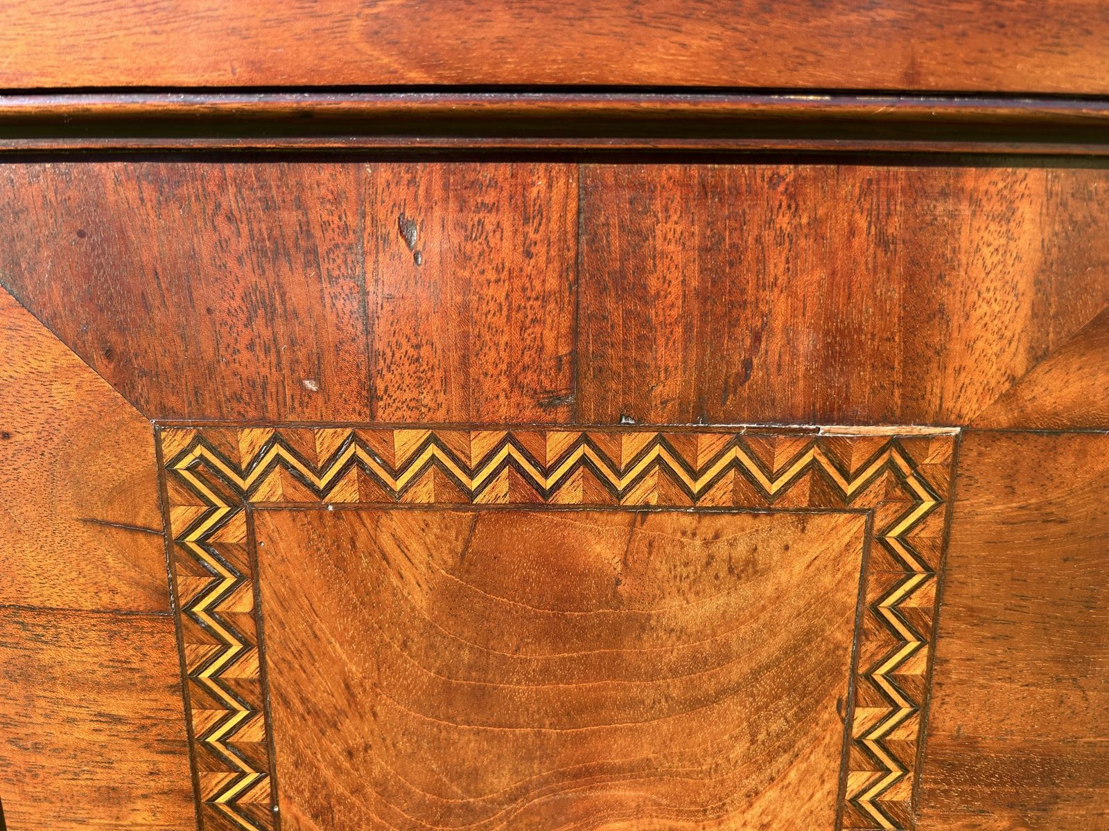 Antique Corner Cabinet English Mahogany With Inlay Circa 1800 photo furniture