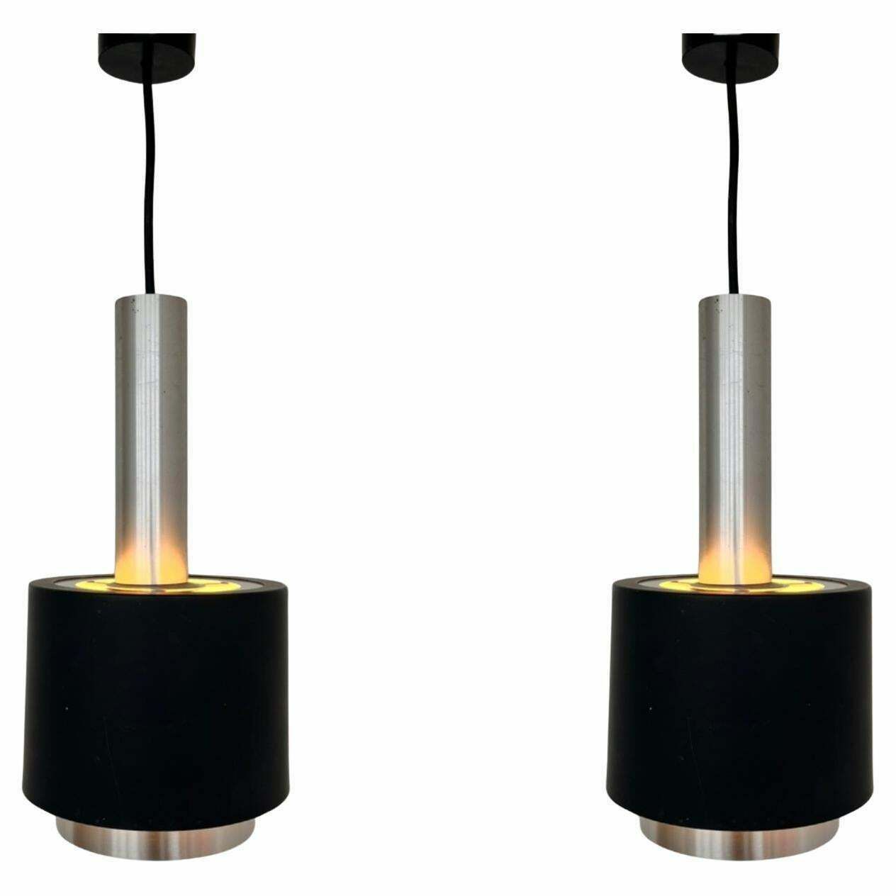 Pair Of Midcentury Pendants Doria Leuchten, Germany, 1970s