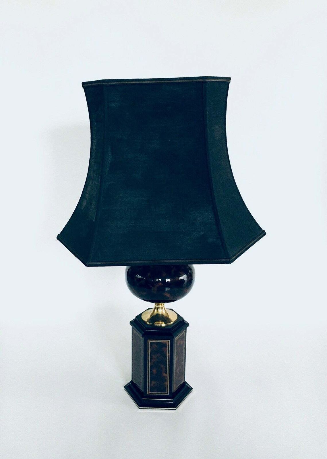 Hollywood Regency Design "Nadym" Xl Table Lamp By Le Dauphin, France 1970's photo buy
