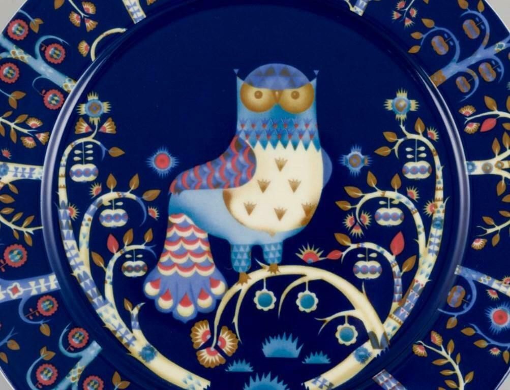 Iittala, Finland. Two Large Dinner Plates/Cover Plates In Porcelain. photo for sale