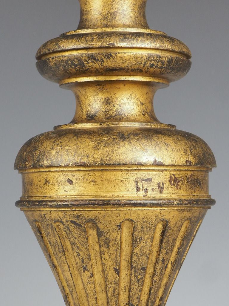 Antique French Carved Giltwood Table Lamp photo 325.0