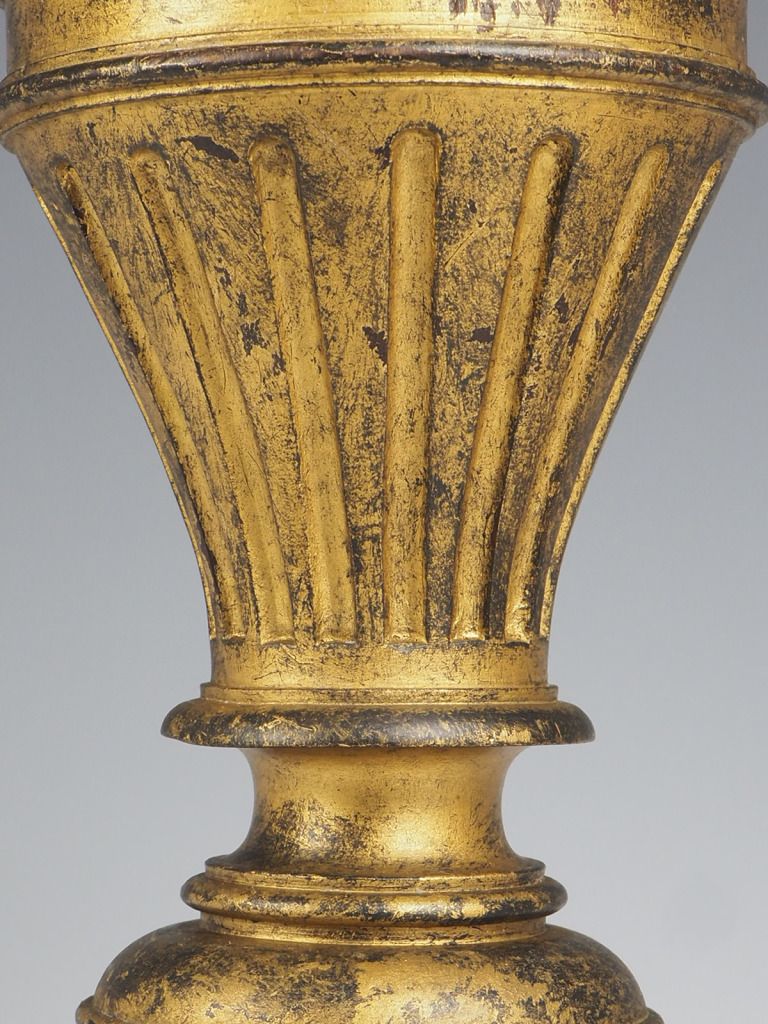 Antique French Carved Giltwood Table Lamp photo buy