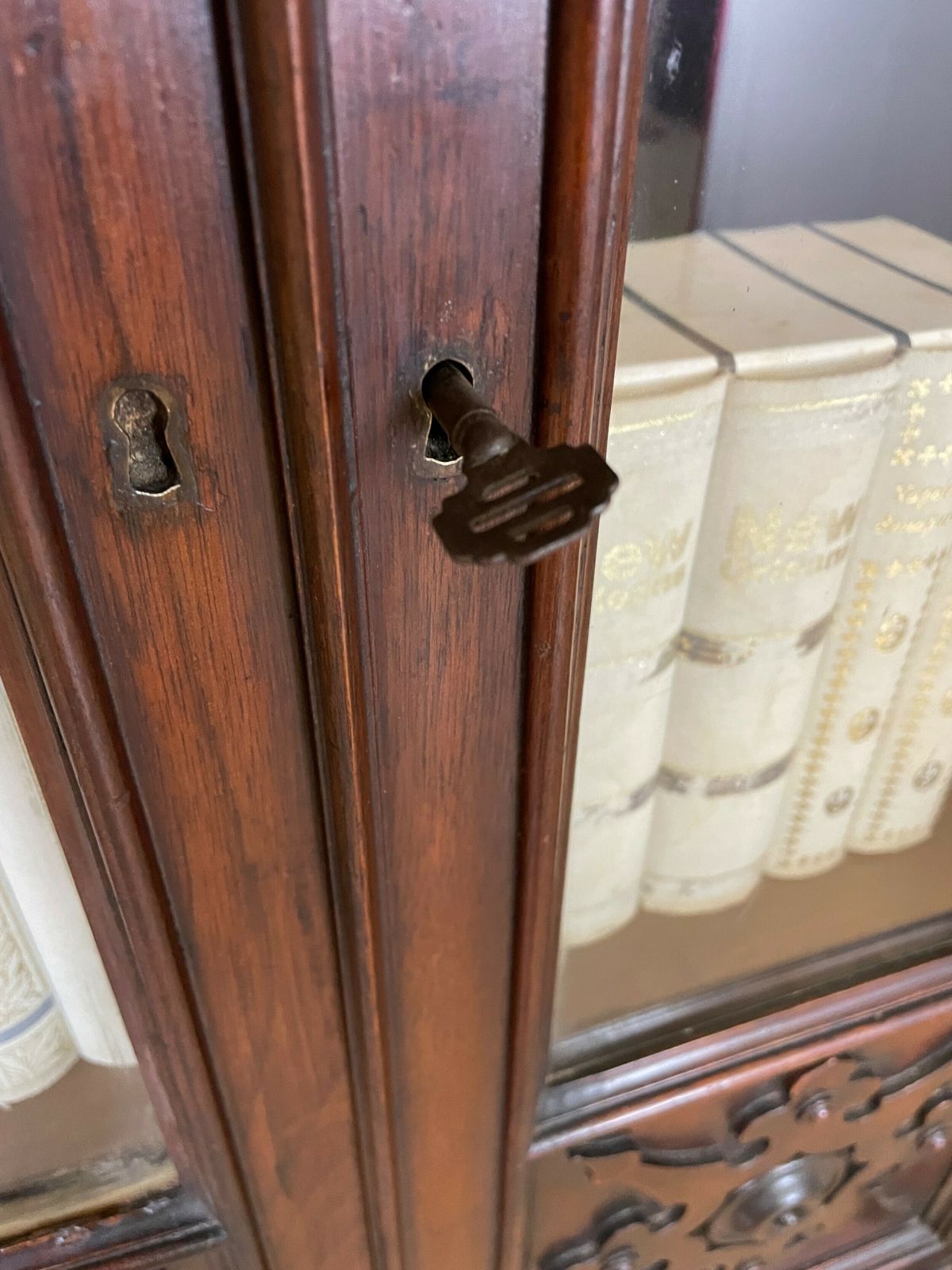 C19th Walnut Freestanding Bookcase In The Style Of Pugin photo buy