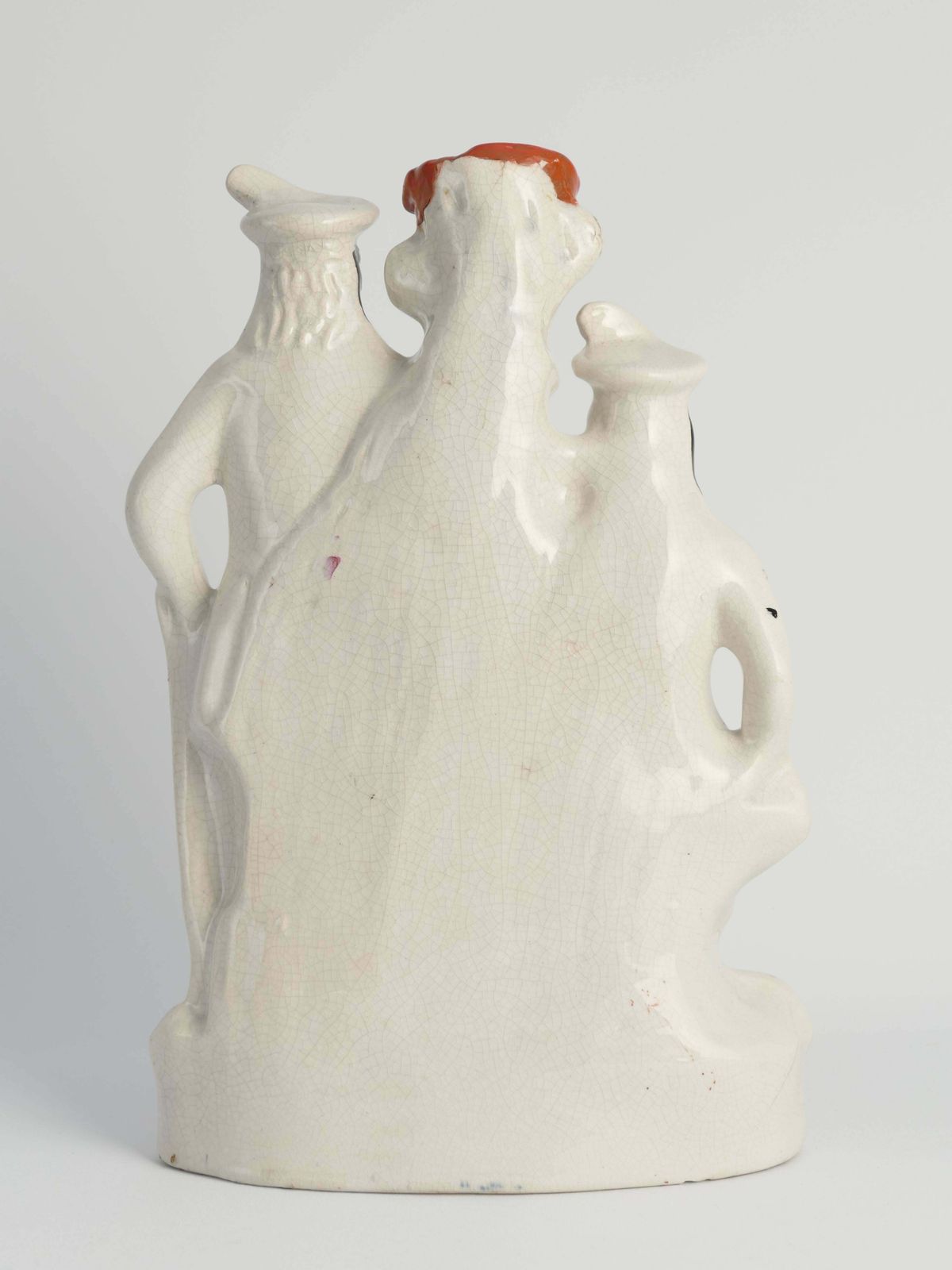 Victorian Robin Hood And Little John Spill Vase By Staffordshire, England 1860’s photo buy