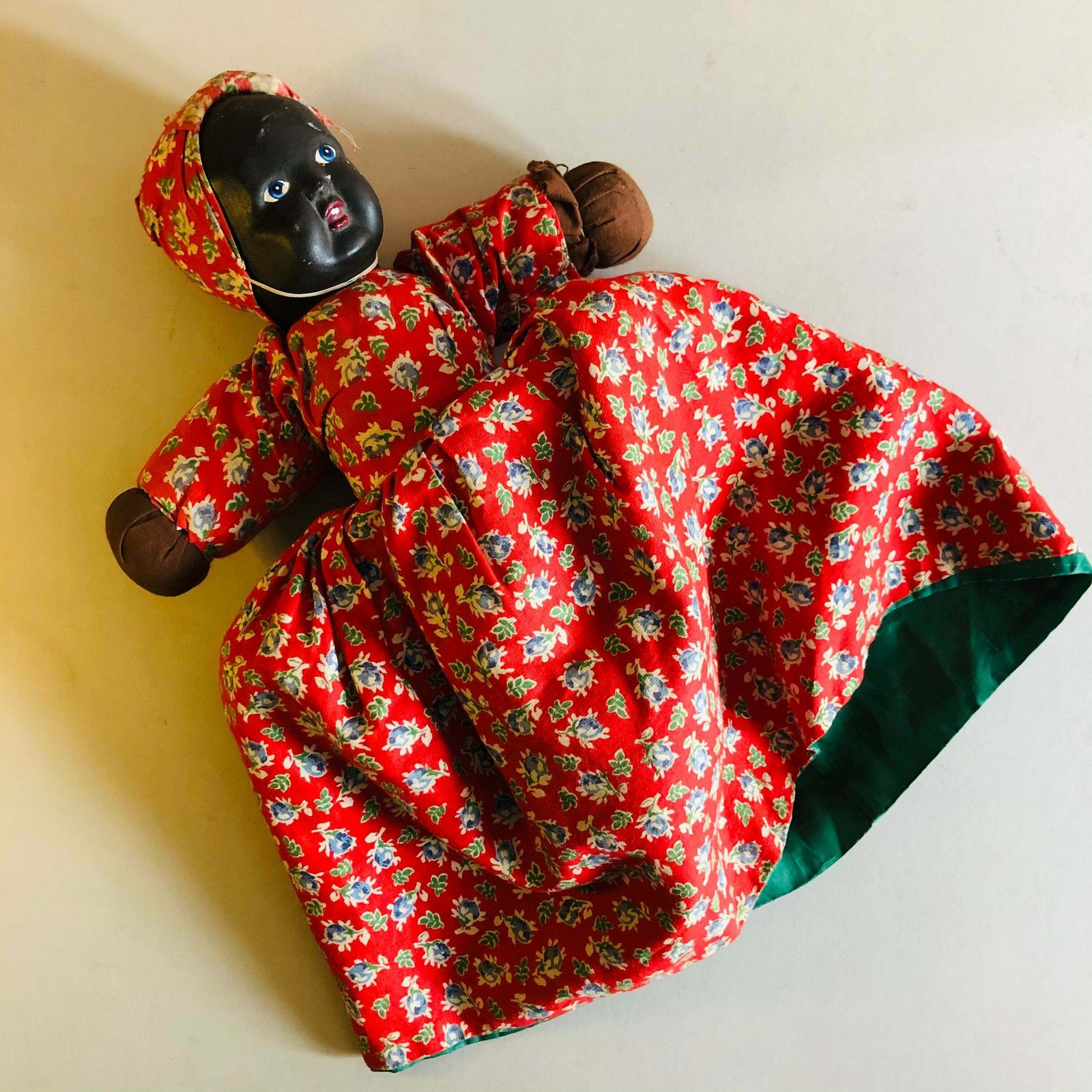 Antique Topsy Turvy Plantation Doll photo furniture