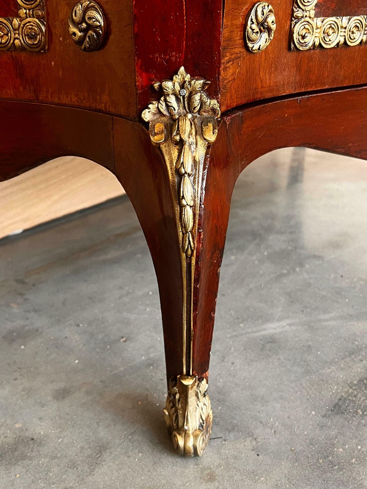 photo buy Louis XV Style Buffet With Floral Marquetry With Drawer And Door
