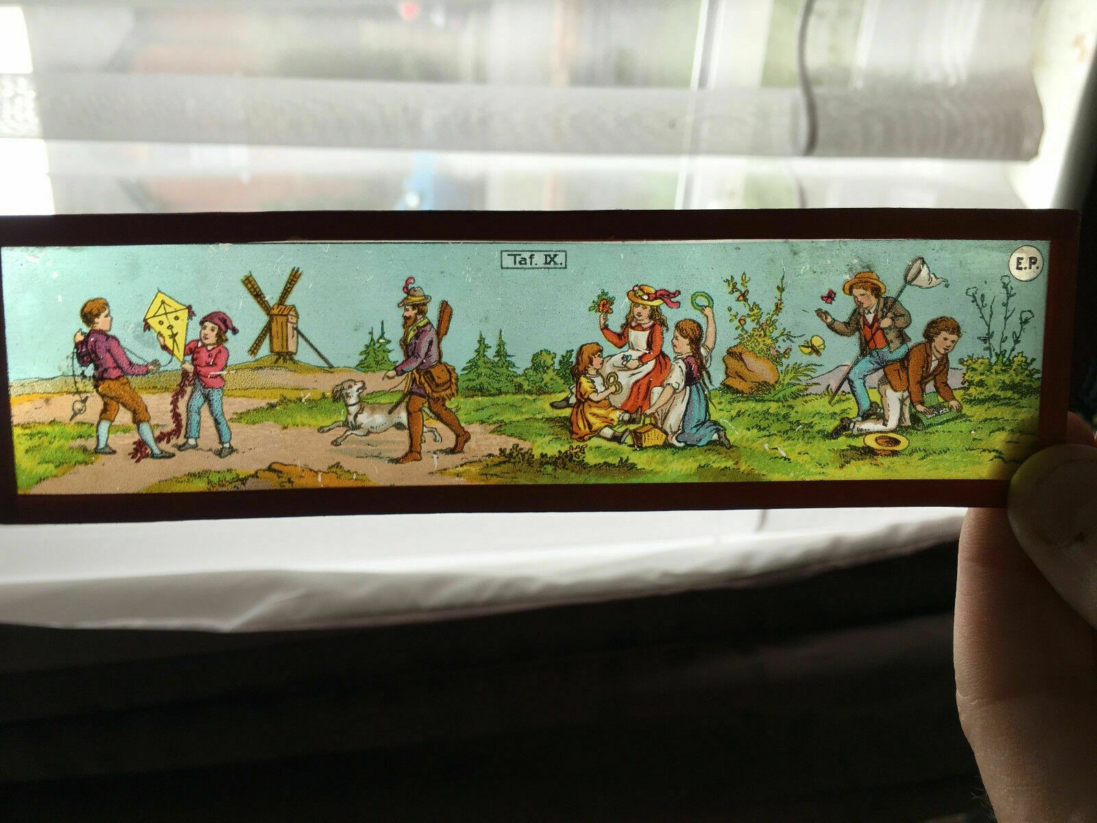 photo for sale 41 Victorian Hand Painted Magic Lantern Slides, Some Ernst Plank (E.P.), Nurembe