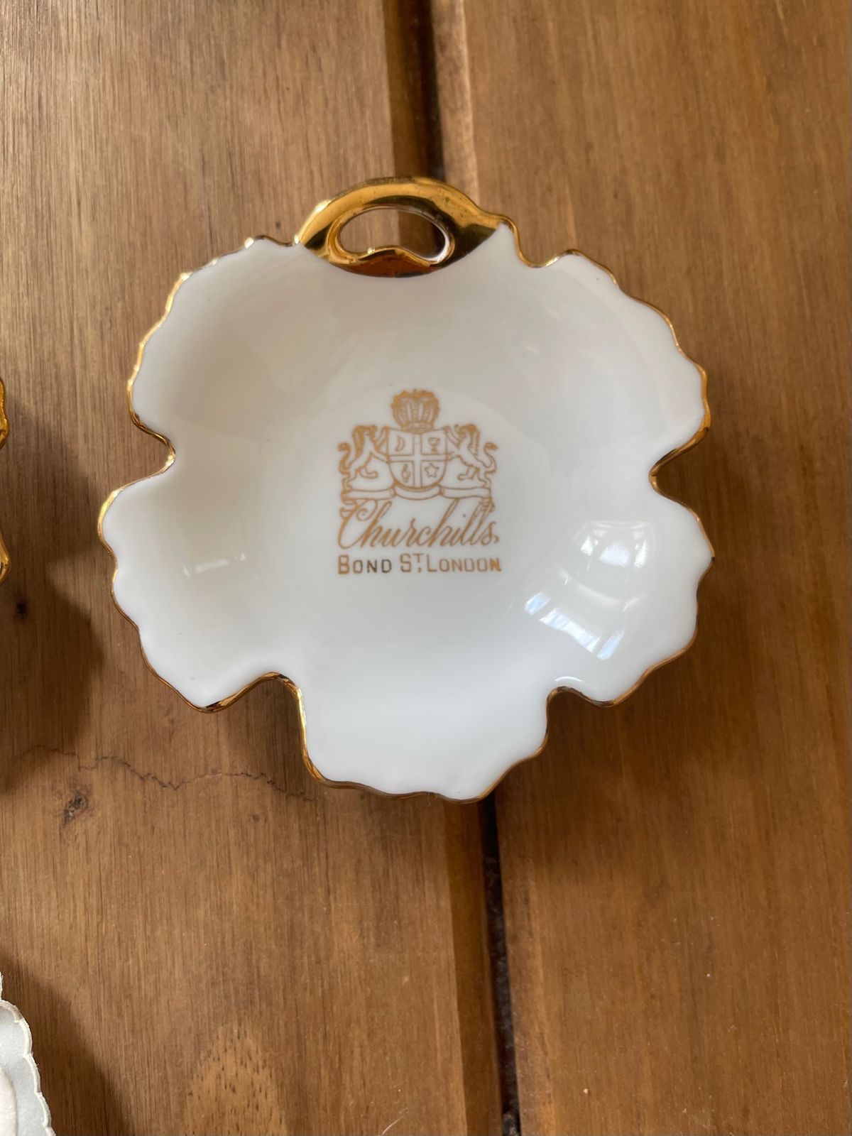 Vintage Churchills Nightclub Ashtray Set With Leather Holder photo 300.0