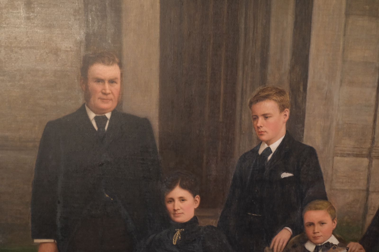 Country House Portrait Of A Family photo for sale