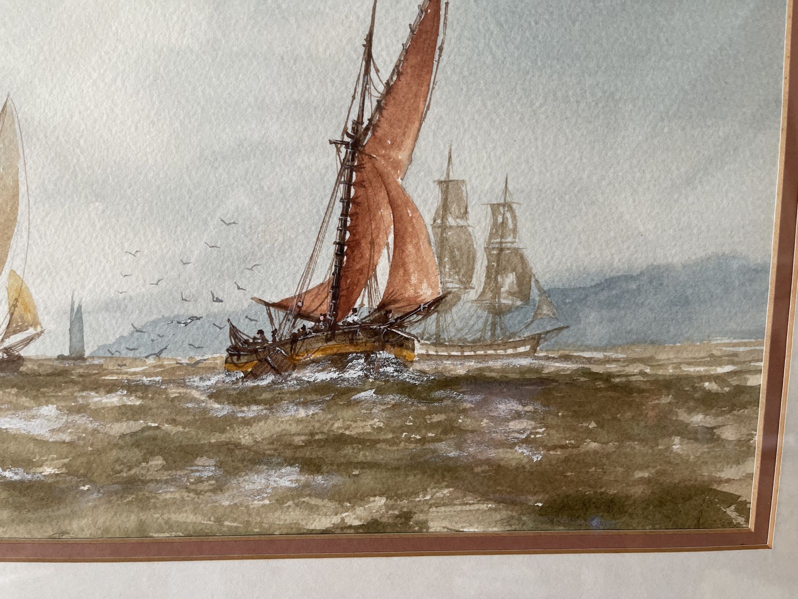 Original Kenneth Hammond Watercolour Painting 1991 photo 200.0