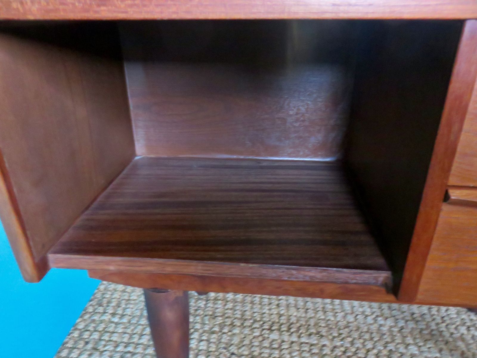 photo furniture Small Teak Chest Of Drawers Or Entrance Console. Denmark 1960
