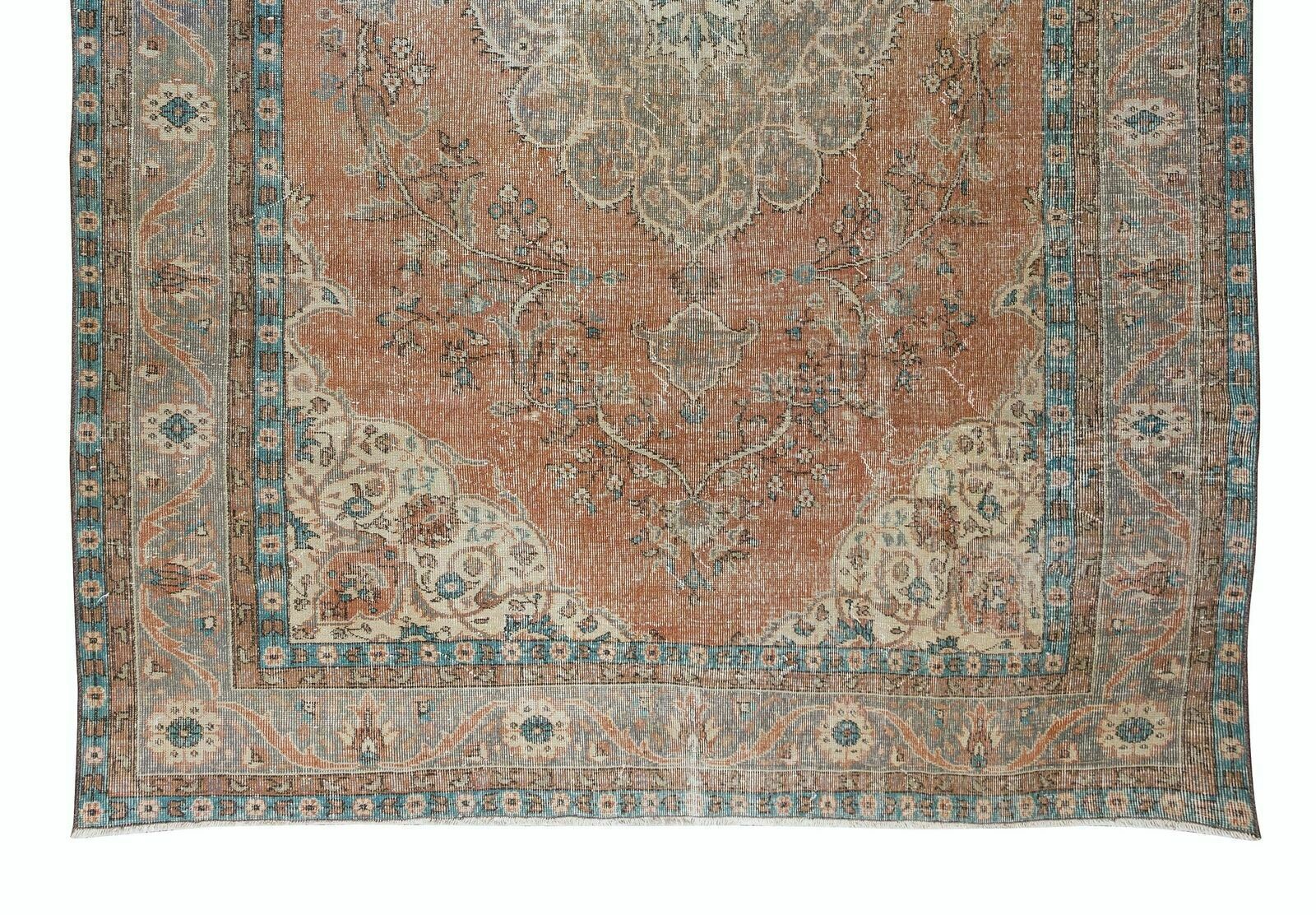 7.8x10.7 Ft One Of A Kind Turkish Old Rug, Traditional Handmade Vintage Carpet photo 1513.0