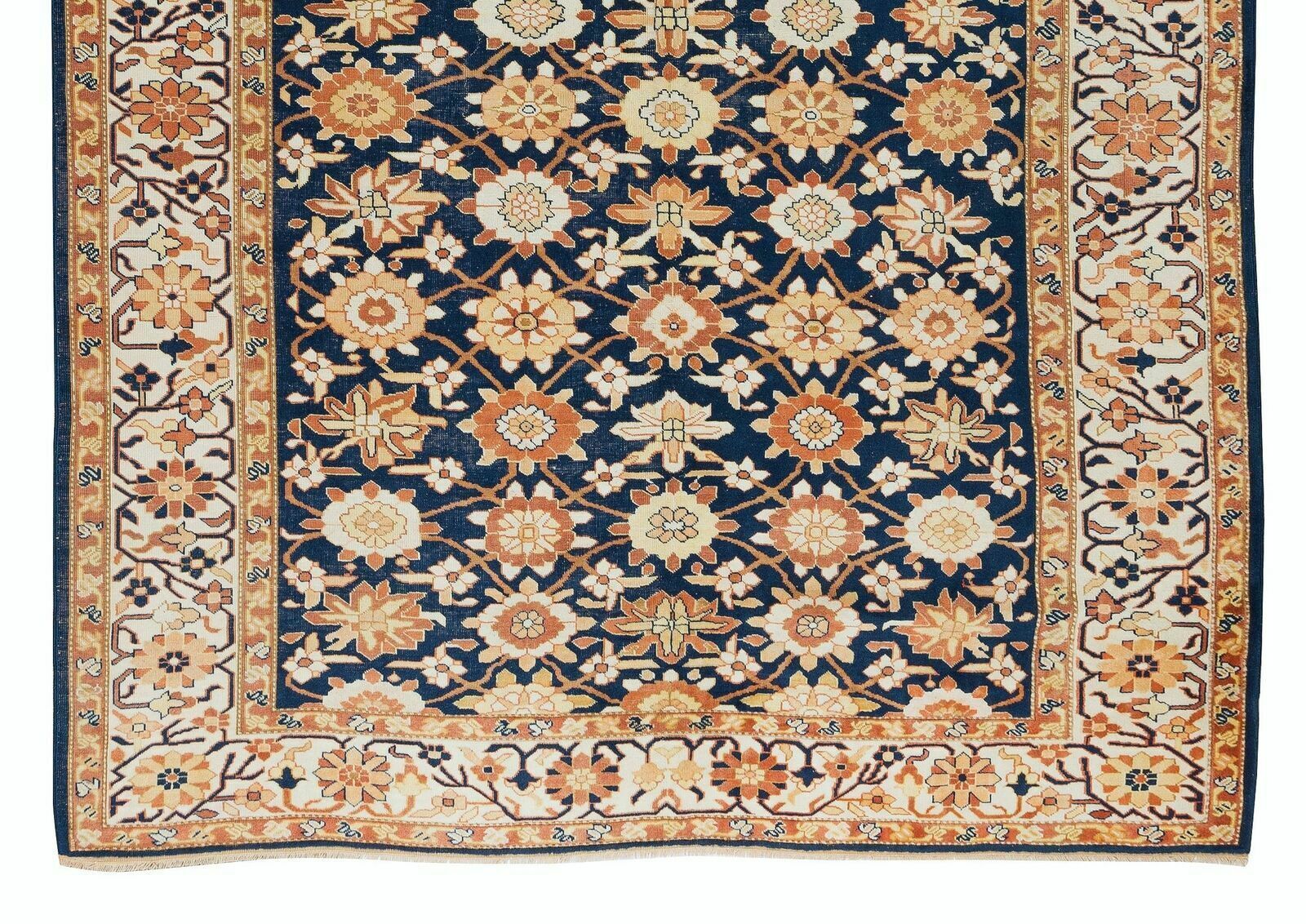 6.6x9.6 Ft One Of A Kind 1960's Turkish Rug, Hand Knotted Traditional Carpet photo 1148.0