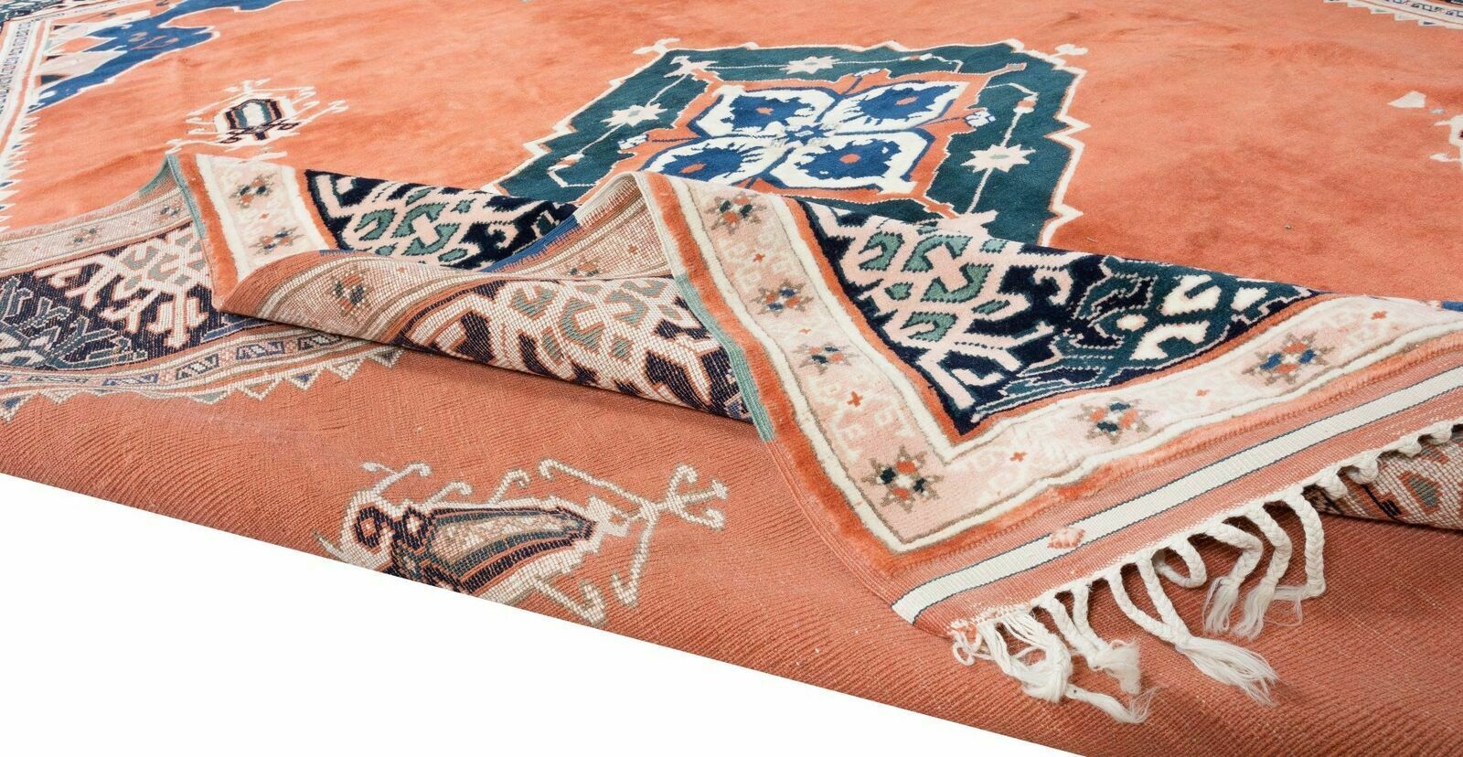 9x11 Ft Large Unique 1950's Turkish Rug, Hand Knotted Vintage Carpet photo for sale
