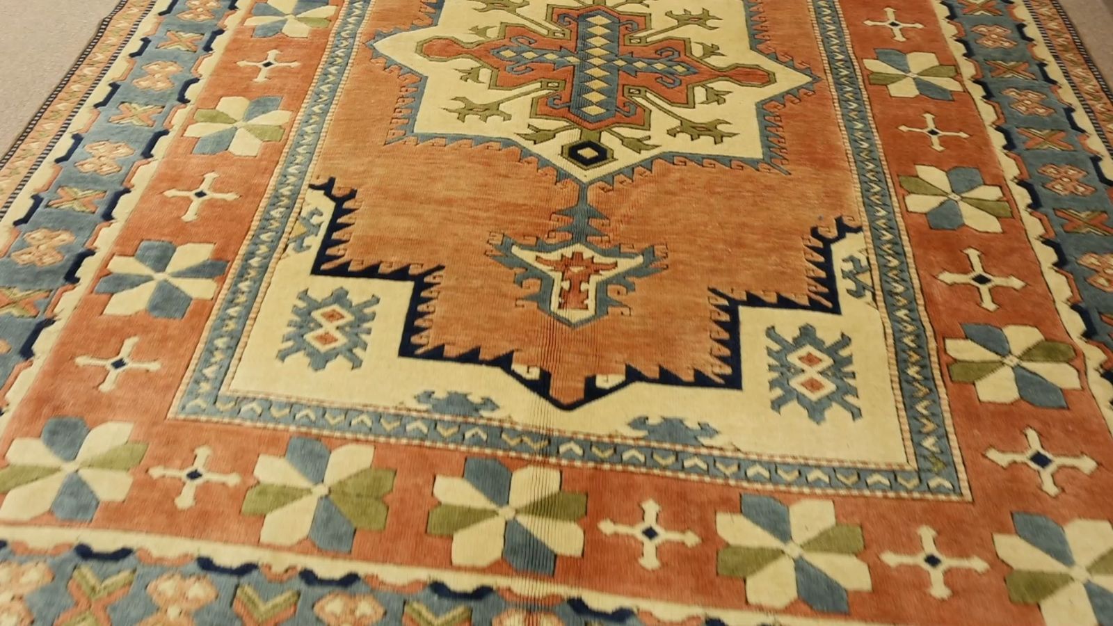 7.6x9 Ft One Of A Kind Turkish Hand Knotted Rug, Traditional Vintage Carpet photo furniture