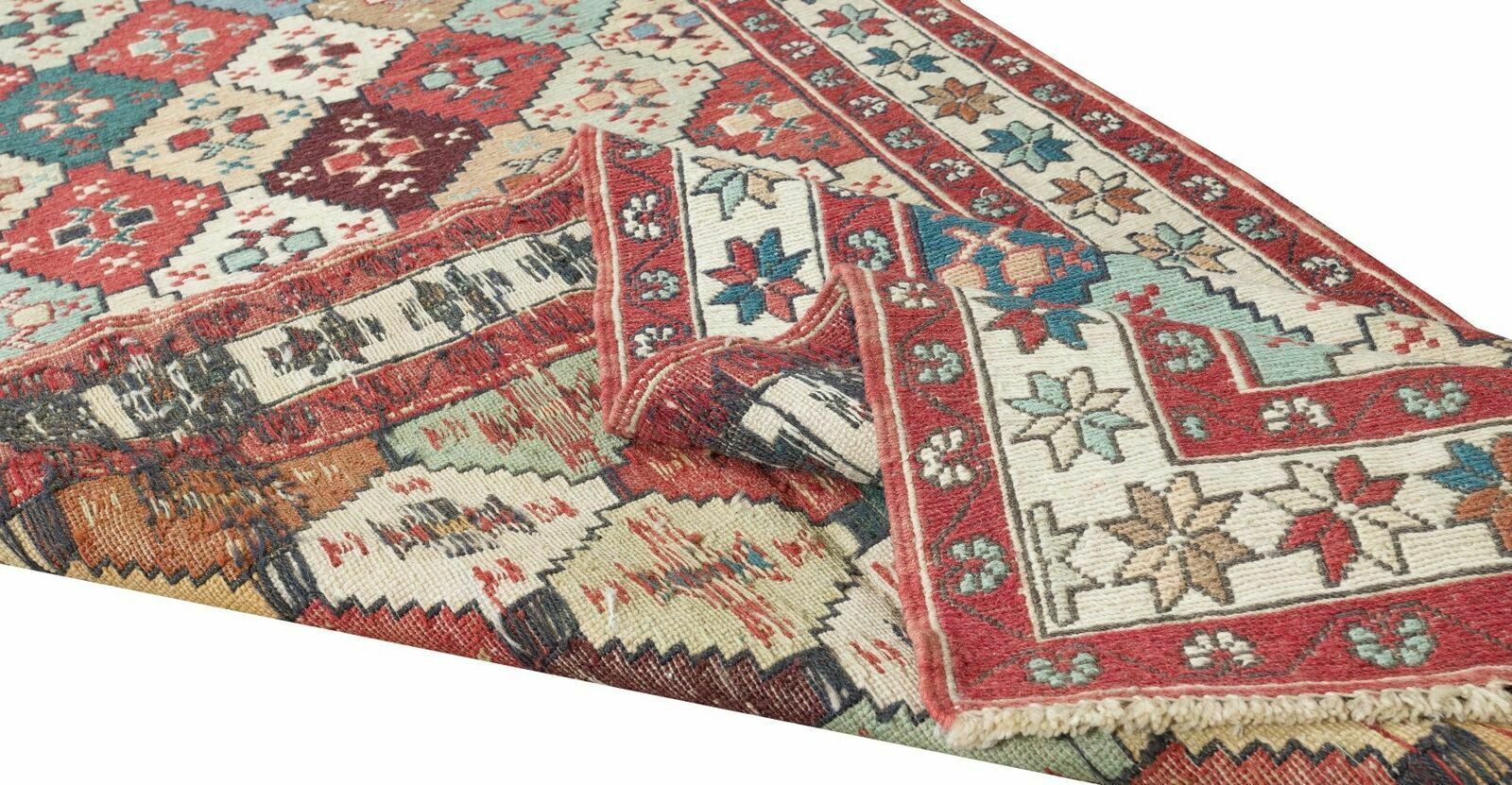 2.6x9.3 Ft Hallway Runner Rug From Turkey, 20th Century Handmade Corridor Carpet photo for sale
