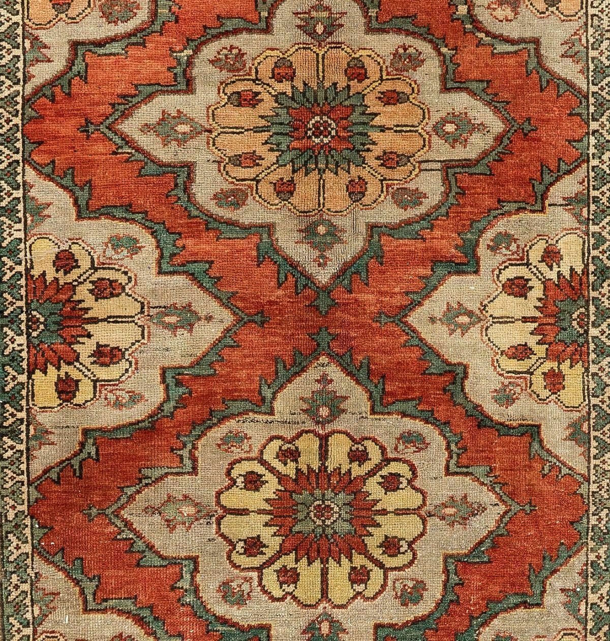 4.5x11.8 Ft Vintage Hand Knotted Anatolian Runner. Tribal Style Hallway Runner photo Textiles