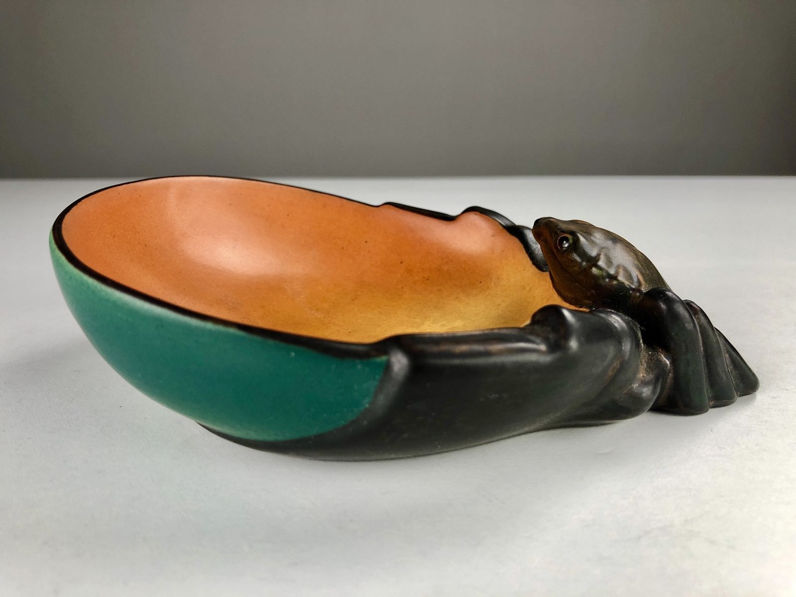 Danish Hand Crafted Art Nouveau Bowl By Georg Jensen For Ipsens Enke photo 385.0