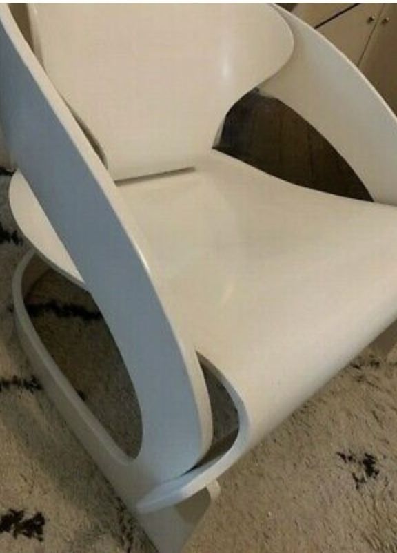 Mid Century. Model 4801 Plywood Pair Of Armchairs Available. Sold Separately. Listing For One Chair. By Joe Colombo, Italy, 1965 photo vinterior