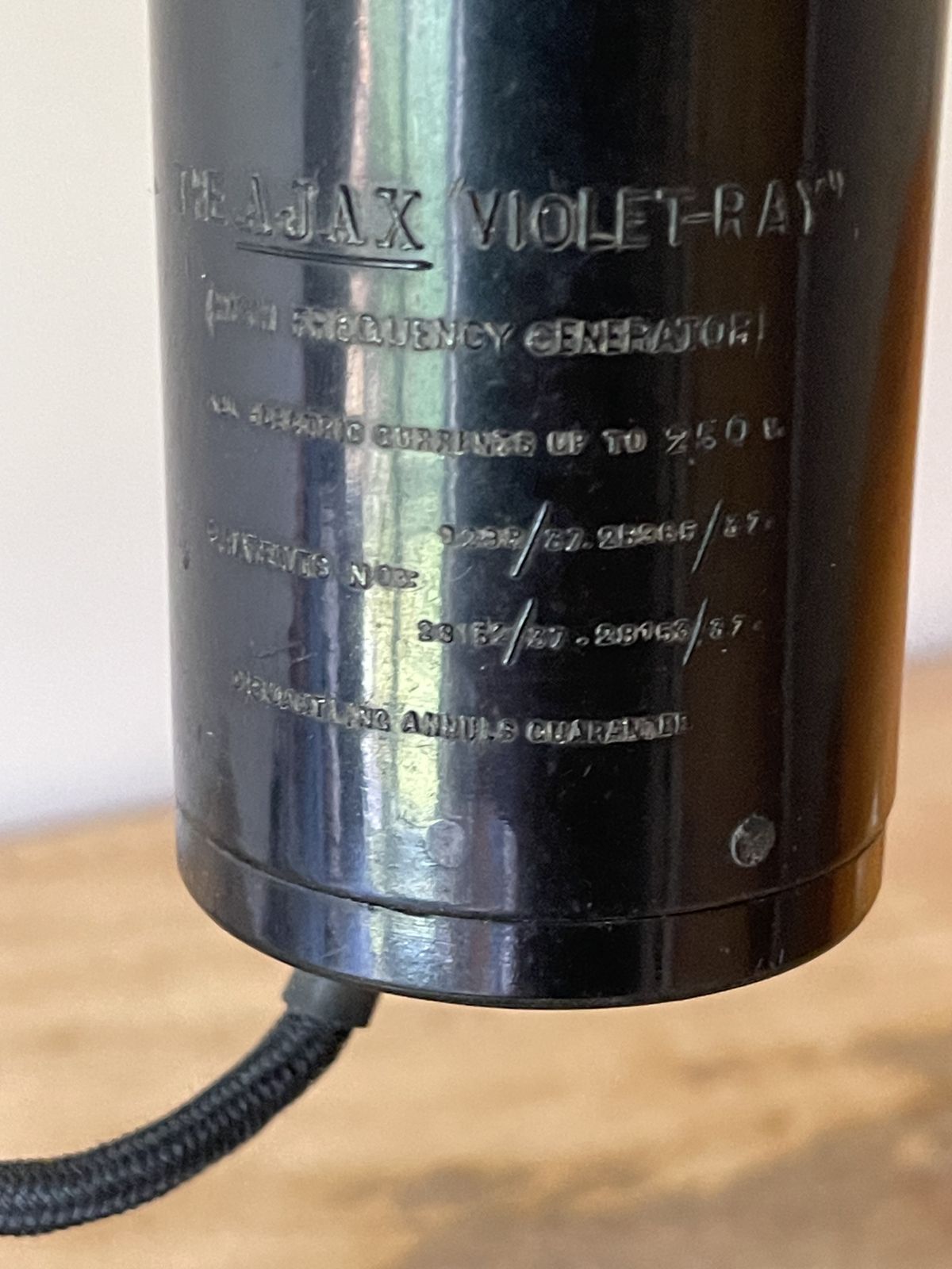 photo buy Antique 1920's Ajax Violet Ray Machine