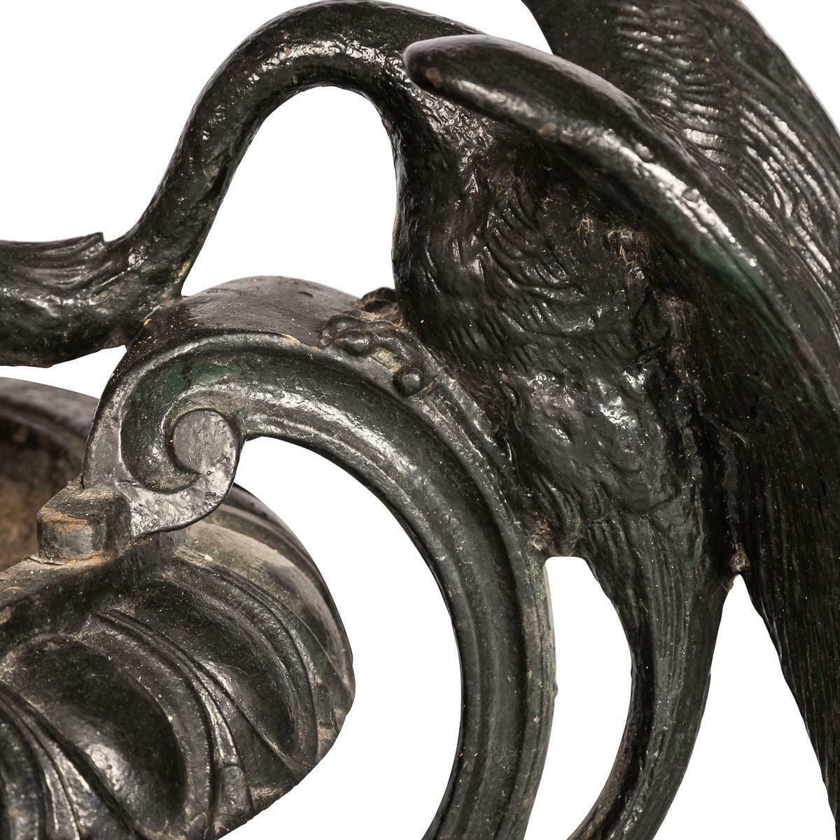photo for sale 20th Century Set Of 4 Cast Iron Jardinieres, S Zamboni E Hijos, Argentina C.1900