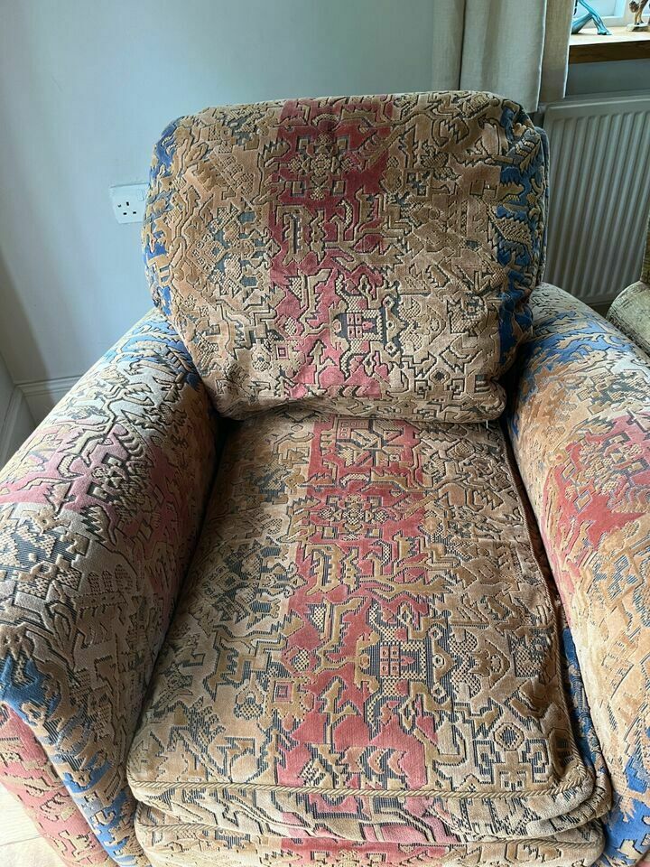 Two Duresta Armchairs   Country House/Hotel Look photo for sale