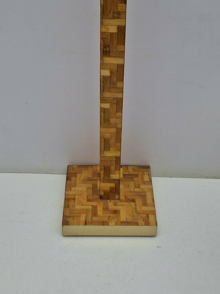 Coat Hanger In Bamboo Wood And Metal, Italy, 1980s photo vinterior