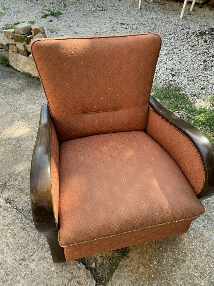 Hungarian Art Deco Armchair, 1930s, Set Of 2 photo Furniture