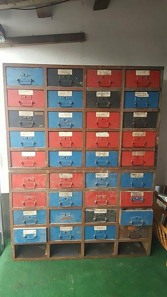 Vintage Industrial Cabinet, 1950s photo vinterior