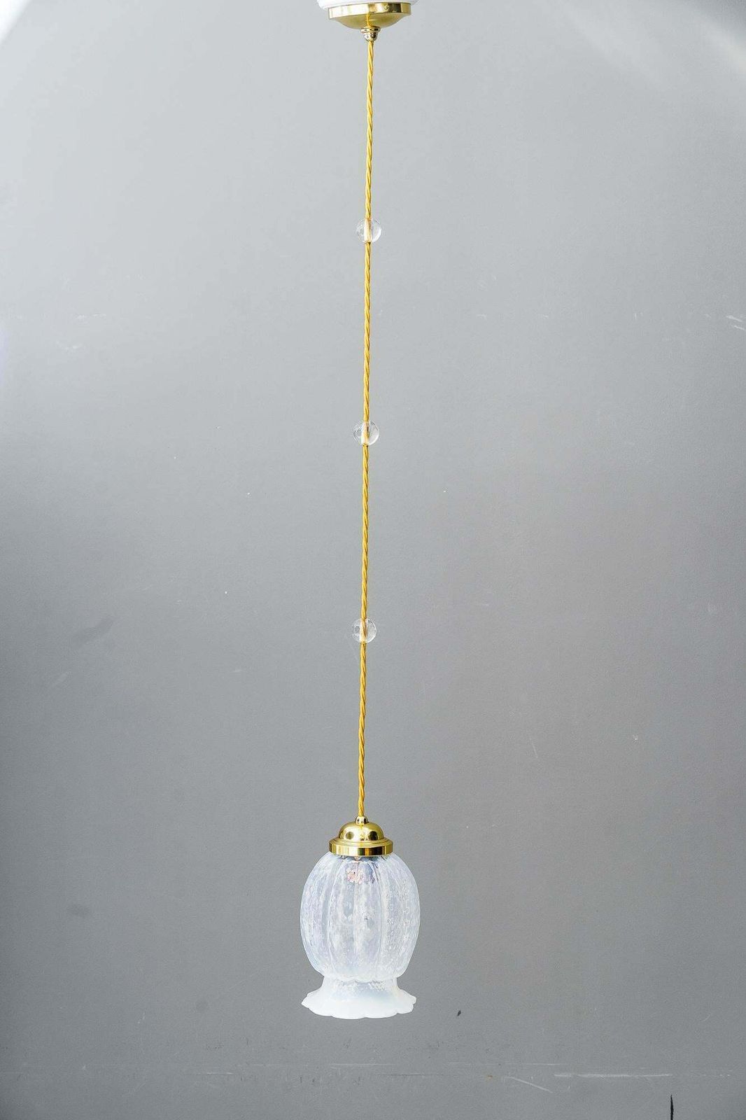 Art Deco Pendant With Opaline Glass Shade Vienna Around 1920s photo furniture