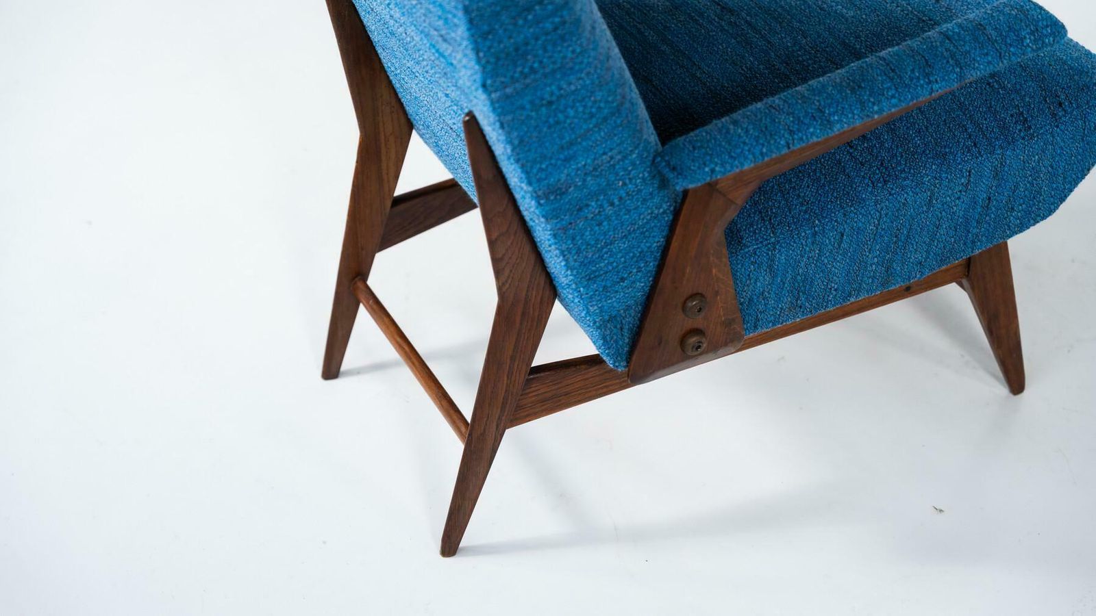 Mid Century Modern Pair Of Armchairs By Vittorio Dassi, Italy, 1960s photo Furniture