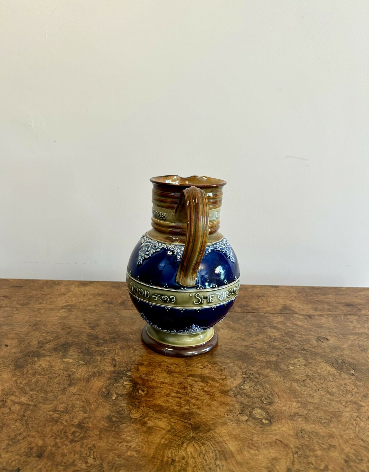 Quality Antique Doulton Lambeth Queen Victoria Jubilee Jug photo Home Decor