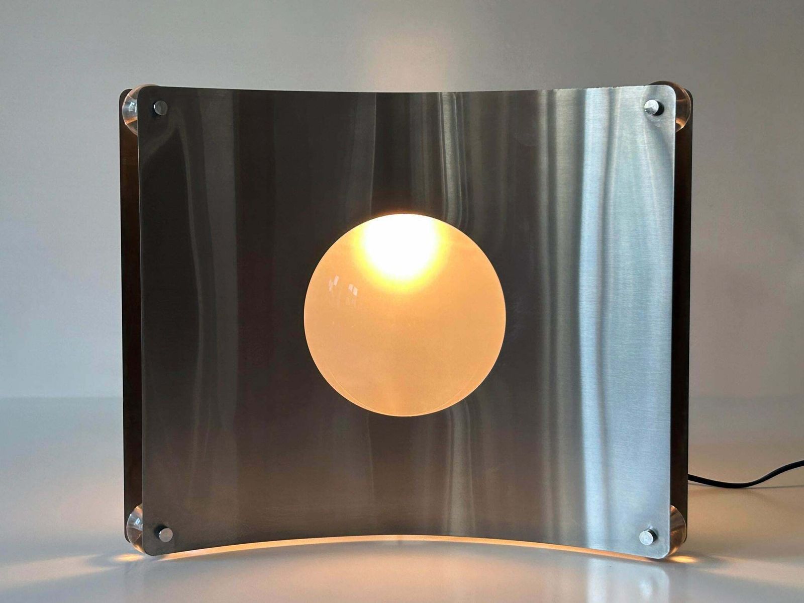 photo for sale Sculptural Floor Or Table Lamp 'Taw' By Luigi Massoni For Guzzini Italy 1960s