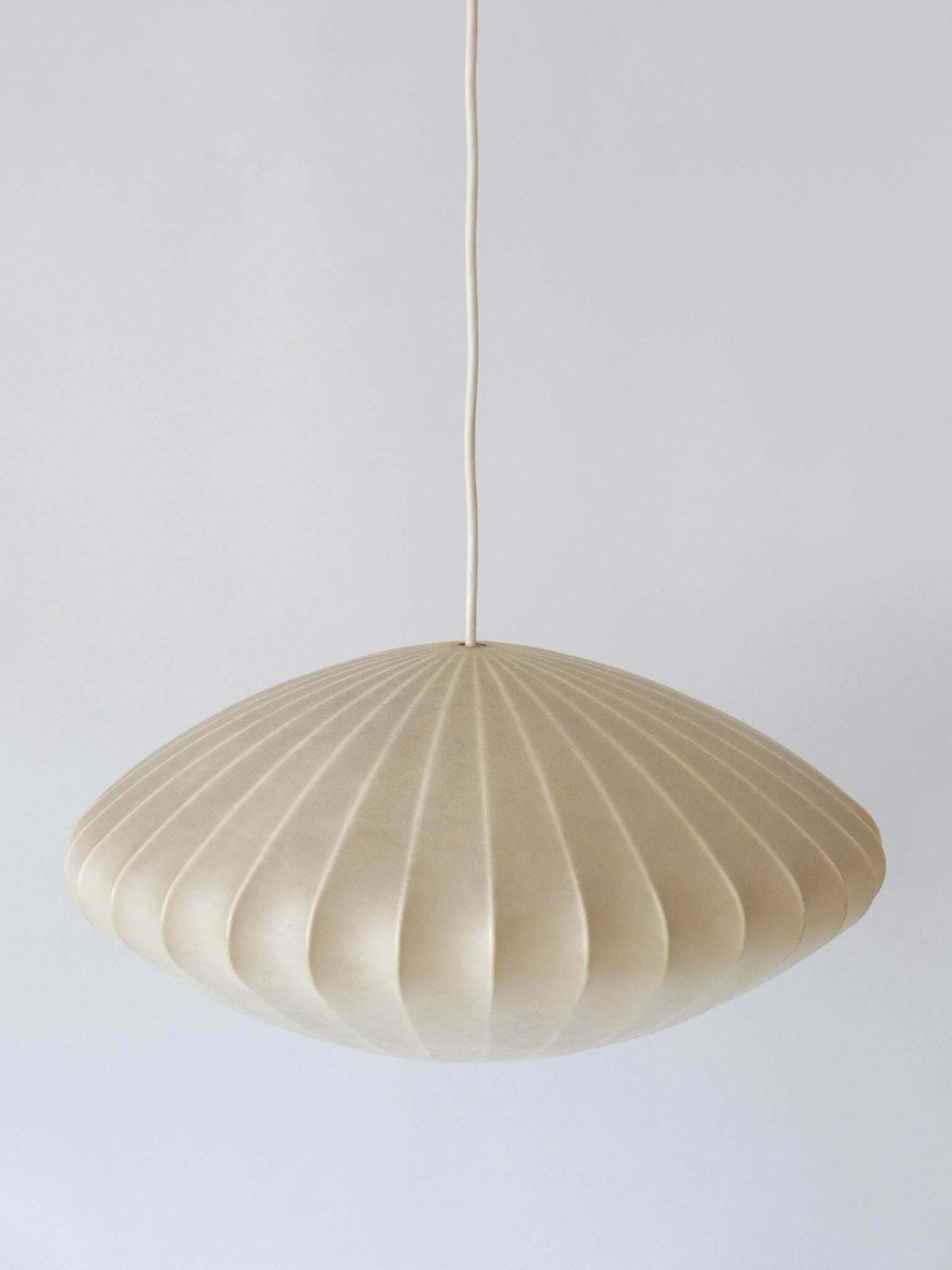 photo buy Rare Mid Century Modern Cocoon Pendant Lamp Or Hanging Light By Goldkant 1960s