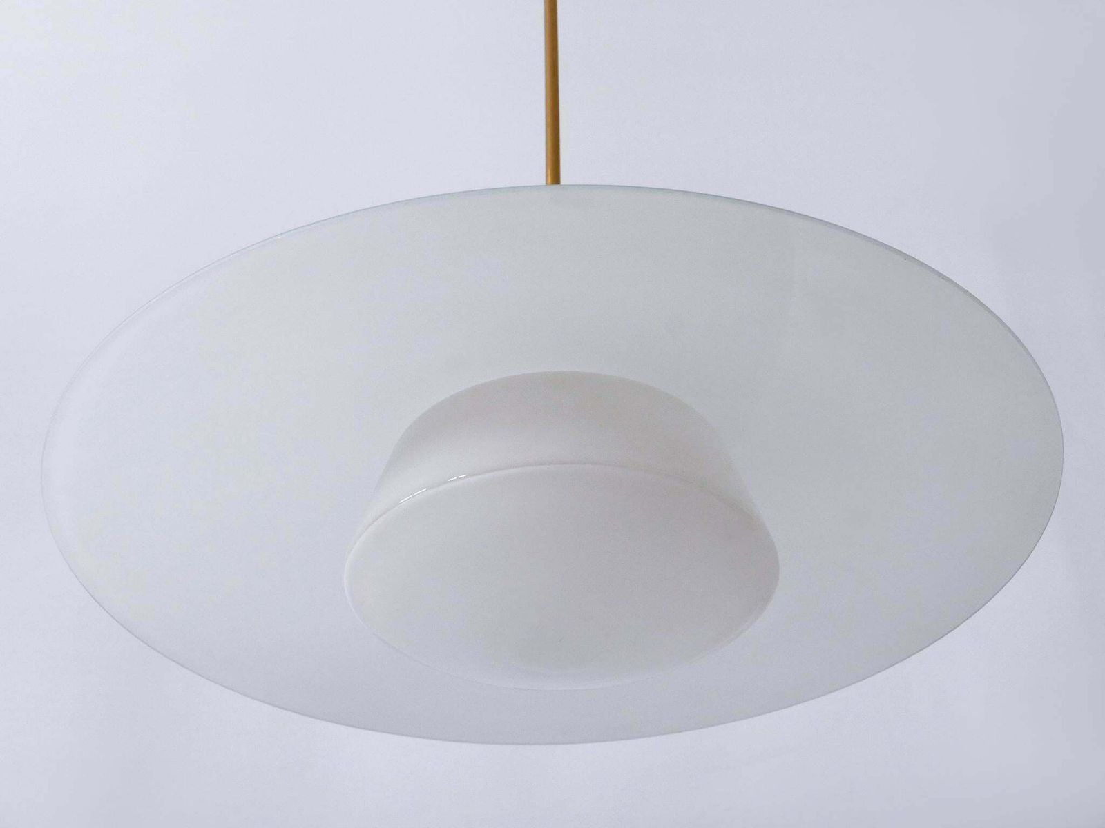 Rare Mid Century Modern Pendant Lamp By Wolfgang Tümpel For Doria Germany 1950s photo vinterior