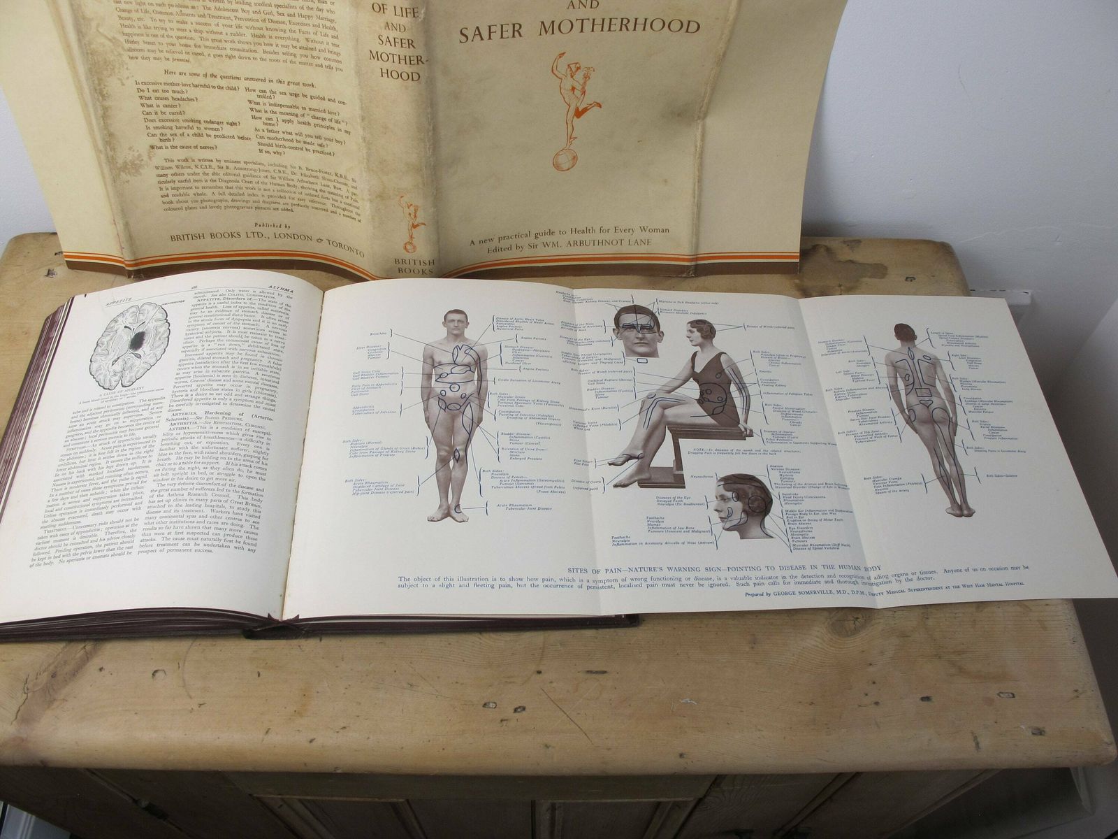 The Hygiene Of Life And Safer Motherhood Edited By W M Arbuthnot Lane. First Edition, With Original Dust Cover, 1934 photo Home Decor