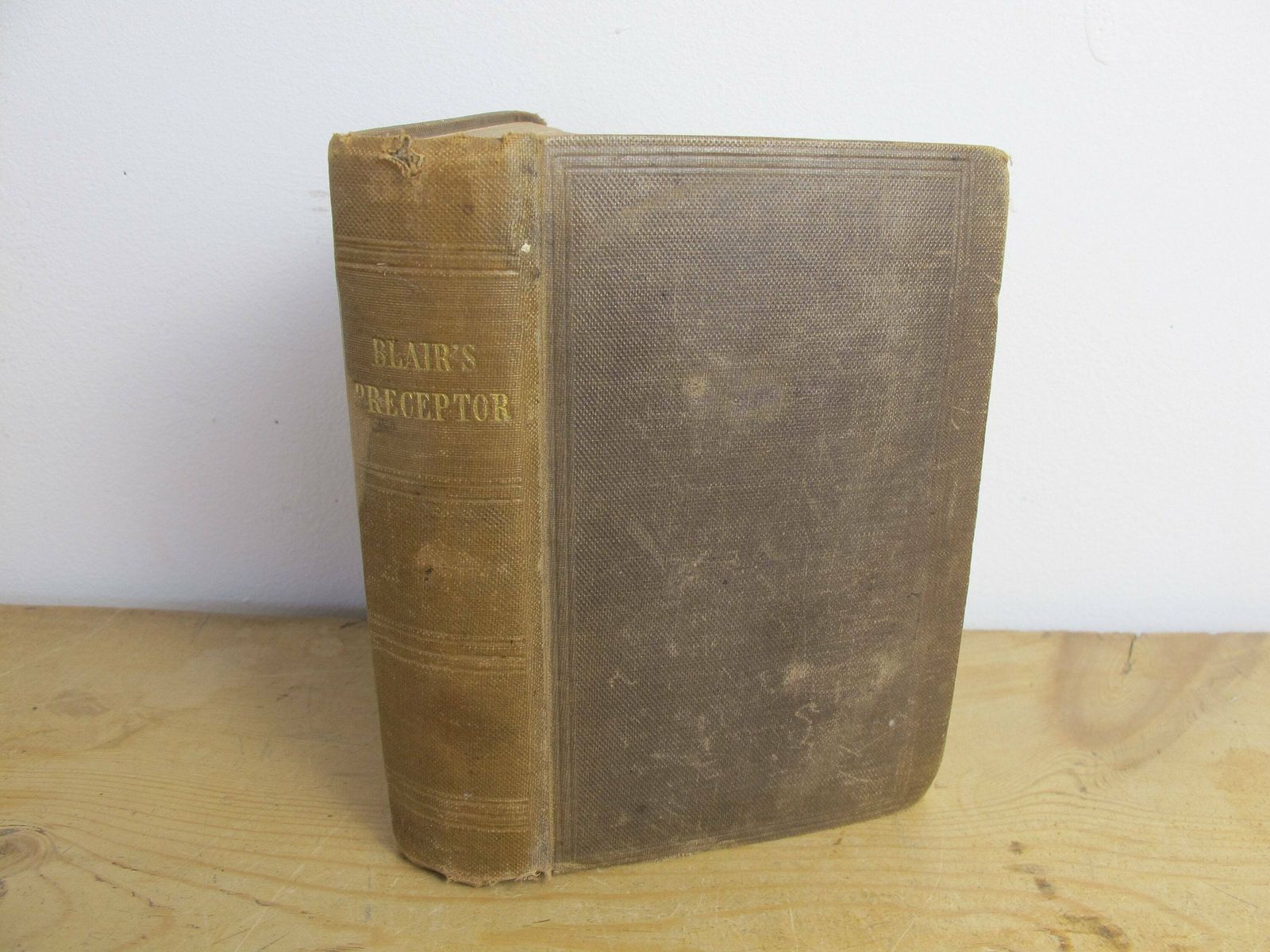 Blair's Preceptor Or General Grammar Of Arts, Sciences, And Useful Knowledge. Antique Education Book From 1830s, With Lots Of Engravings photo furniture