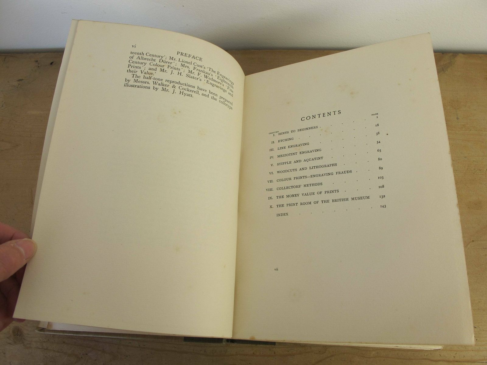 The Print Collector's Handbook By Alfred Whitman 1901. Antique Book With Eightly Illustrations, Published By George Bell And Sons photo for sale