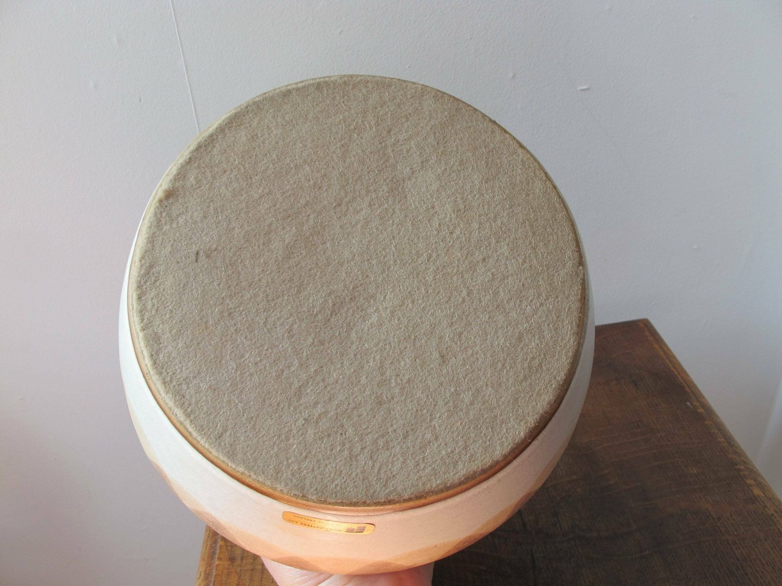 photo furniture Stunning Large Stoneware Studio Pottery Vase Or Planter. Pot Bellied Vase With Lovely Incised Flower Decoration. Shelf Pottery Halifax
