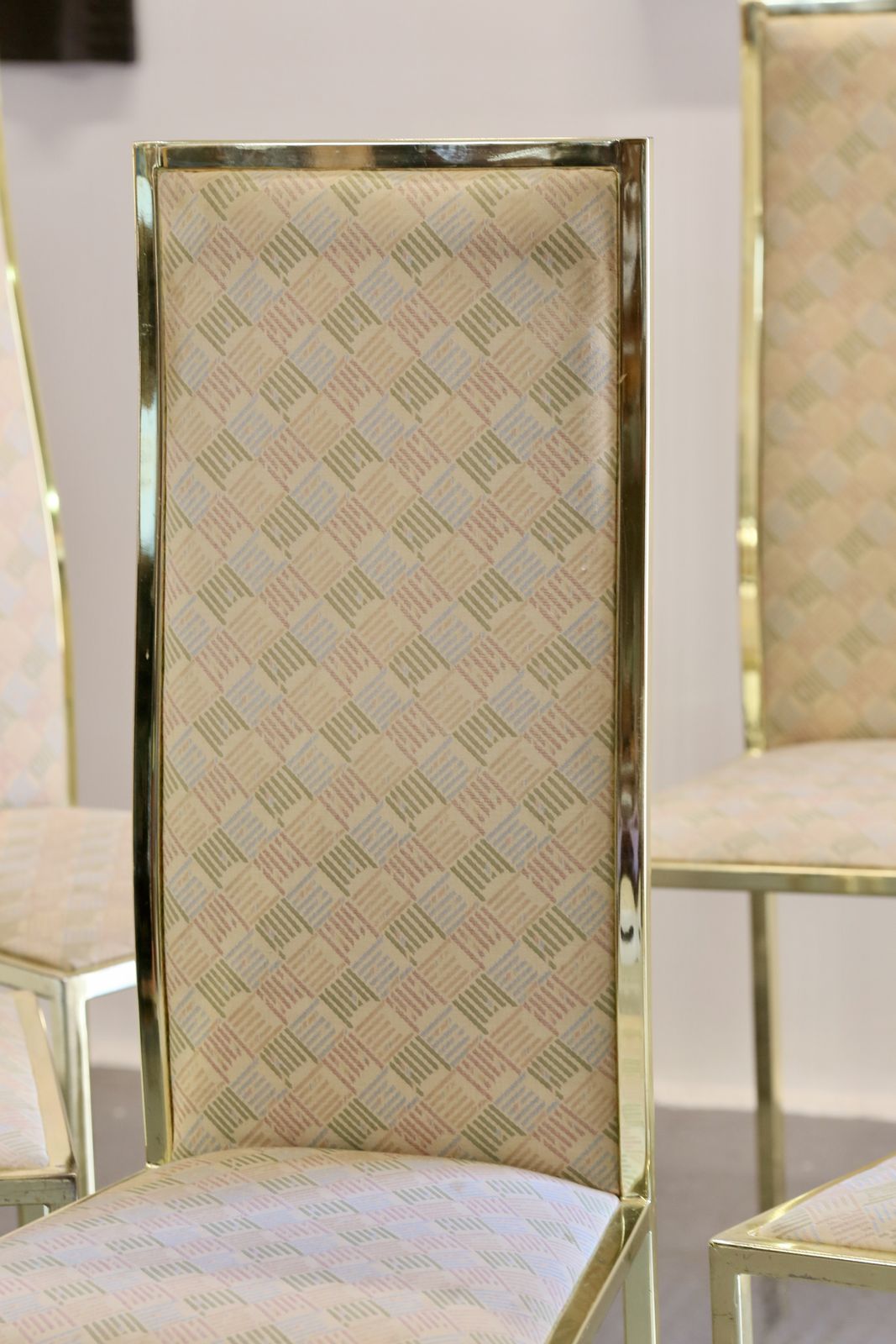 Renato Zevi For Zevi Set Of 6 Hollywood Regency Fine Gilt Lacquer Dining Chairs photo 1500.0