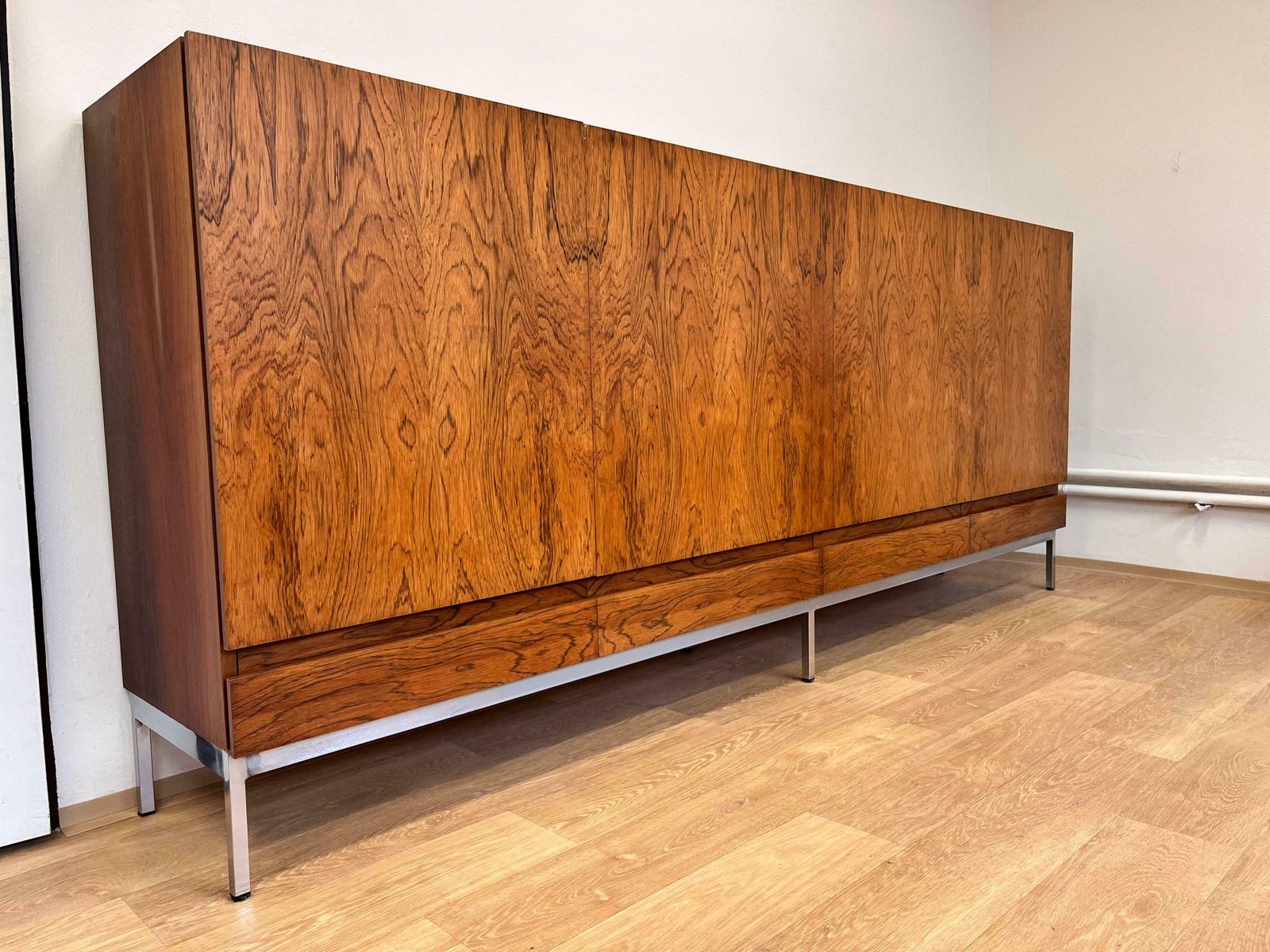 1959 Dieter Waeckerlin Rosewood B60 Sideboard /Highboard By Behr photo vinterior