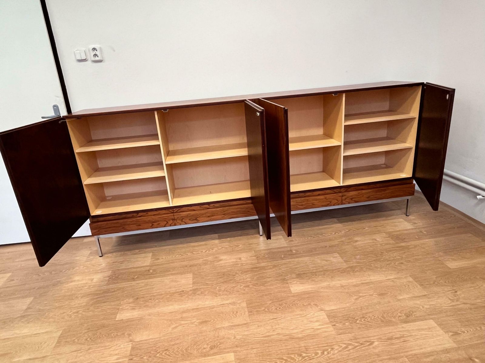 photo furniture 1959 Dieter Waeckerlin Rosewood B60 Sideboard /Highboard By Behr