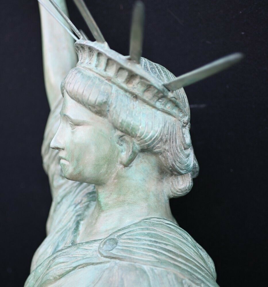 photo for sale Xl Statue Of Liberty Bronze Statue New York Lamp