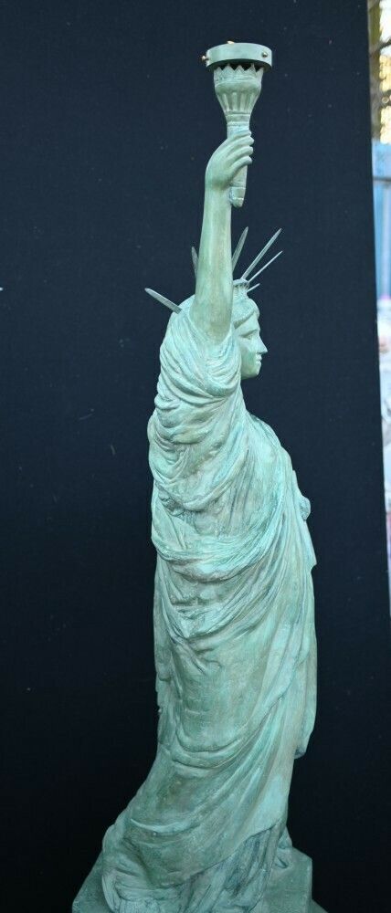 photo buy Xl Statue Of Liberty Bronze Statue New York Lamp