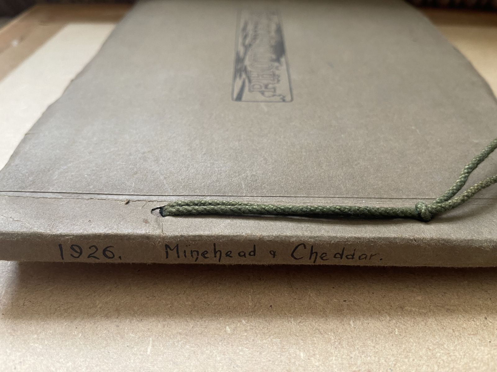 Photo Album Titled 1926 Minehead & Cheddar