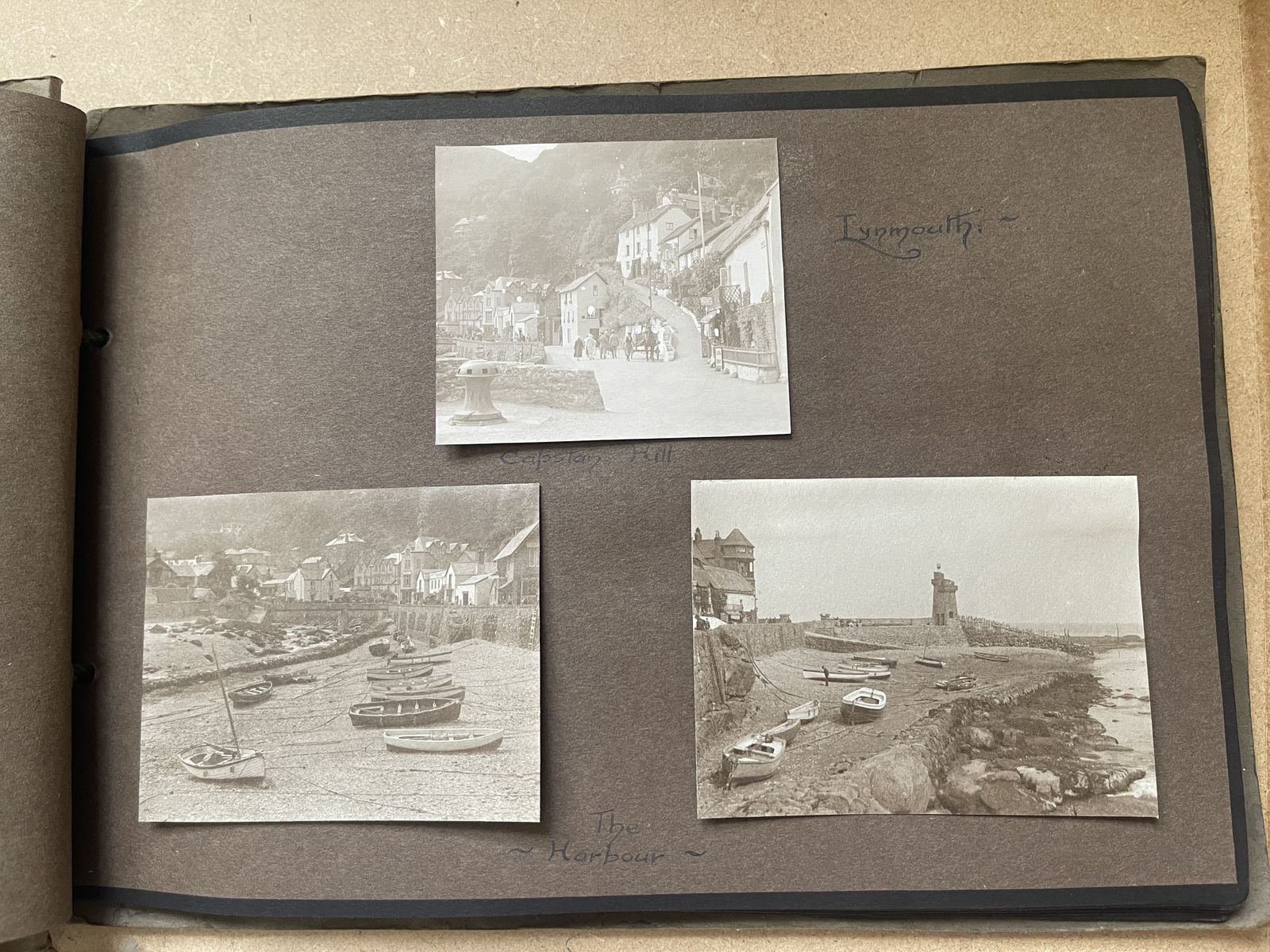 photo for sale Photo Album Titled 1926 Minehead & Cheddar