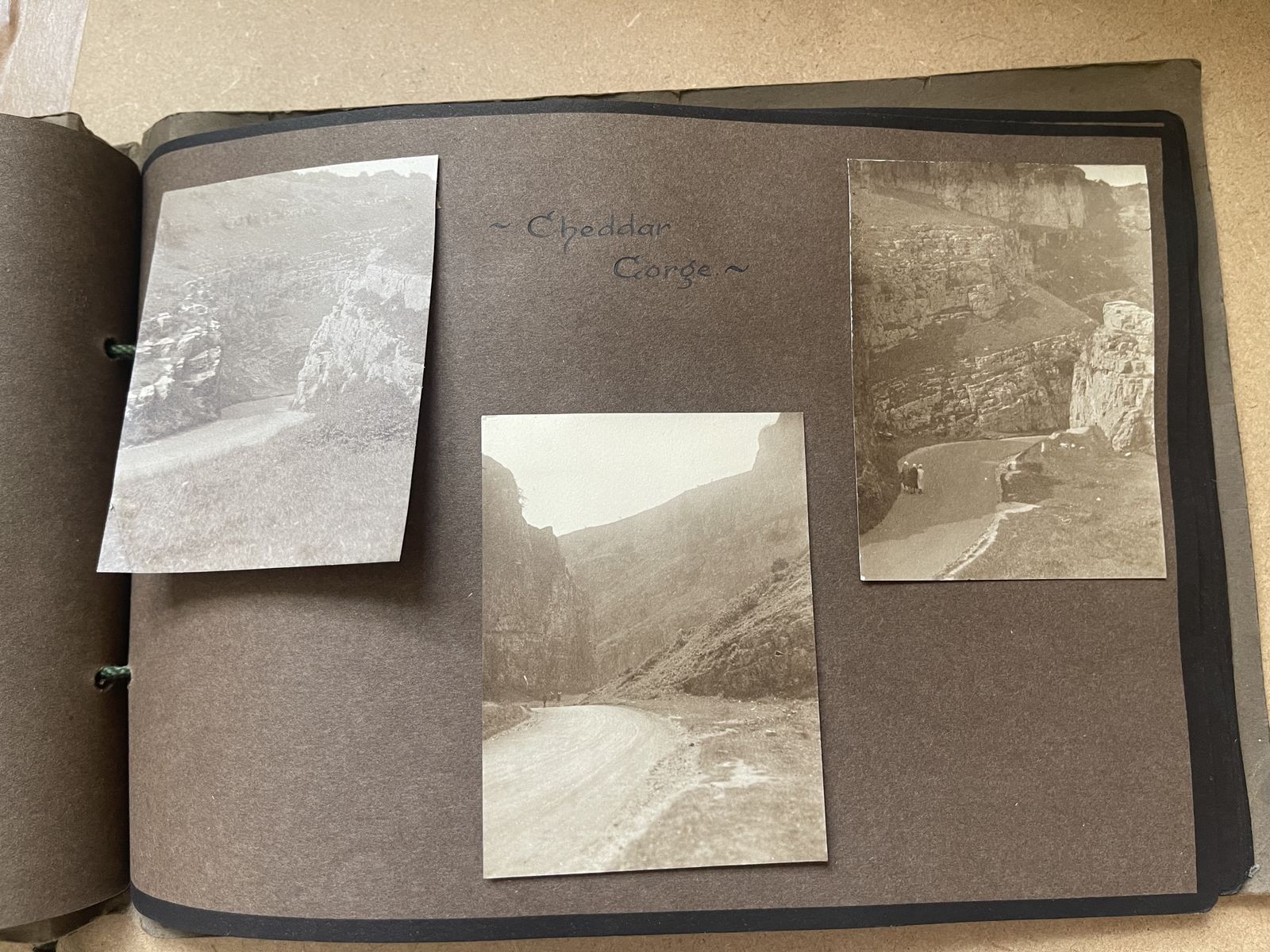 photo vintage Photo Album Titled 1926 Minehead & Cheddar